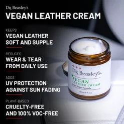 Vegan Leather Cream 9oz