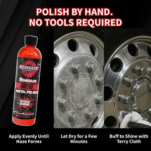 Renegade Red Show Shine Liquid Metal Polish 12oz