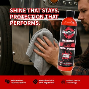 Renegade Red Show Shine Liquid Metal Polish 12oz