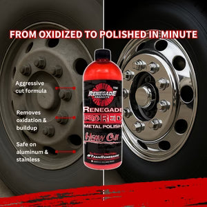 Renegade Pro Red Heavy Cut Metal Polish 24oz