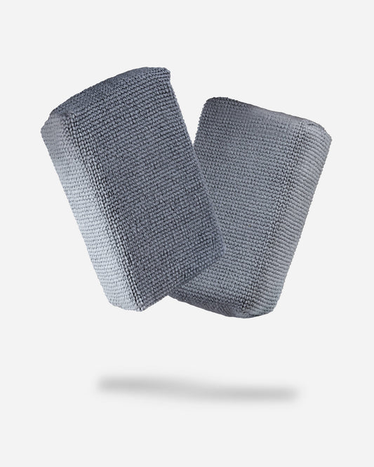 Adam's Grey Microfiber Applicator Pad Case of 2